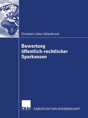 cover image of Bewertung öffentlich-rechtlicher Sparkassen